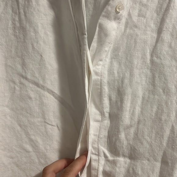 Babaton by Aritzia White 100% linen shirt (no stains or imperfections) - Picture 2 of 3